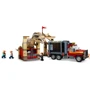 Конструктор LEGO Jurassic World Втеча тиранозавра та атроцираптора (76948): Рекомендований вік 8+