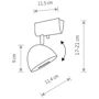 Спот Nowodvorski 9594 Vespa GU10 ES111 1x75W IP20 Wh