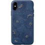 Чехол для iPhone LAUT Flora Indigo (LAUT_IP18-L_FL_BL) for iPhone XS Max: Цвет синий