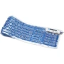 Клавиатура Manhattan Roll-Up Keyboard USB Blue (177573): Подключение проводное