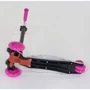 Самокат трехколесный MAXI "Best Scooter" пластмассовый, трубка руля алюминиевая Pink/White/Black (83270): Тип колес литые