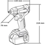Аккумуляторный гайковерт Makita DTW180RFE: Тип инструмента гайковерт