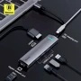 Адаптер Baseus Adapter USB-C to 3xUSB3.0+HDMI+USB-C+RJ45 Gray (CAHUB-J0G) фото 7
