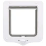 Двери для котов Trixie двухсторонние 20×22 cм белые пластик