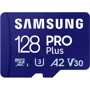 Карта пам'яті Samsung 128GB microSDXC Class 10 UHS-I U3 V30 A2 Pro Plus + USB card reader (MB-MD128SB/WW)