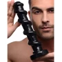 Фаллоимитатор с винтовой конструкцией Master Cock Mighty Screw 9.5 inch Dildo (чёрный)