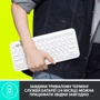 Клавіатура Logitech K380 Multi-Device Bluetooth UA Off-White (920-009868): Тип клавіатури компактная