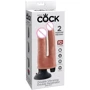 Вибратор для двойного проникновения Pipdream King Cock Vibrating Double Penetrator
