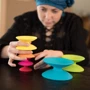 Пірамідка Fat Brain Toys Spoolz Кольорові котушки (FA181-1) фото 8