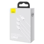 Кабель Baseus USB Cable to Lightning/microUSB/USB-C Superior Series Fast Charging 3.5A 1.5m White (CAMLTYS-02) фото 6