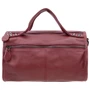 Жіноча сумка бочонок Borsa Leather бордова (1t560-burgundy): Країна виробник Тайвань