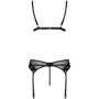 Комплект белья Passion NESSY SET Black XXL/XXXL