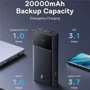 Зовнішній акумулятор Baseus Power Bank 20000mAh Star-Lord Digital Display Fast Charging 65W Cluster Black (P10022906113-00) фото 8