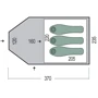 Палатка Pinguin Campus 3 Dural, Green (PNG 145.3)