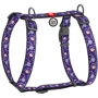 Шлея WAUDOG Nylon с QR-паспортом рисунок Рик и Морти 2 L 25 мм 50-90 см фиолетовый (5160-0281)