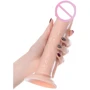 Вибратор на присоске с пультом Toyfa Realstick Nude