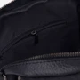 Mужская сумка через плечо Keizer черная (K18017bl-black): Фактура Зернистая, Матовая