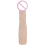 Силиконовый вибратор Classic Slim, 21x4 см, телесный