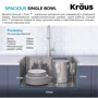 Кухонная мойка Kraus KWT311-25