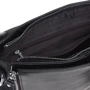 Мужская сумка планшет Borsa Leather черная (K18877-black): Тип ручки Плечевой ремень, Без ручки
