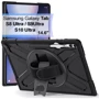 Аксесуар для планшетних ПК BeCover Heavy Duty Case з Stand Black для Samsung Galaxy Tab S8 Ultra / S9 Ultra / S10 Ultra (713664)