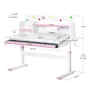 Дитячий стіл Evo-kids TH-360 Pink (TH-360 WG/PN): Тип Парта