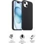 Чехол для iPhone ArmorStandart ICON2 MagSafe Black for iPhone 15 (ARM72729): Материалы Силикон