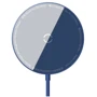 Зарядний пристрій Baseus Wireless Charger MagSafe Simple Mini 15W Blue (WXJK-H03) для iPhone 16 I 15 I 14 I 13 I 12 series