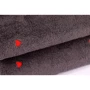 Полотенце HOBBY Lubow/Love Microcotton темно серый 70х140см (331792): Размер, см 70x140