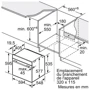 Духовой шкаф электрический Bosch HBG7241B1: Размеры 59.4х59.5х54.8 см