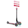 Самокат Globber Primo Foldable Lights Titanium Red (серо-красный): Тип колес литые