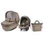 Коляска 3 в 1 кремовий Peg-Perego Book Plus Elite Cream (PACK03-00000000006): Матеріал коліс резина