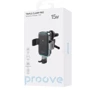 Держатель Proove Car Holder Air Vent Triple Clamp Pro 15W Black (WHTP15010004) фото 5