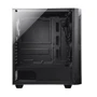 Корпус CHIEFTEC Gaming Hunter Tempered Glass Edition (GS-01B-OP): Материал передней панели пластик и сталь