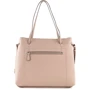 Женская сумка тоут Guess Digital Shopper бежево-розовая (HWVG6853240-DNU): Фактура Матовая, Зернистая