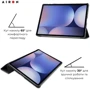Аксесуар для планшетних ПК Airon Premium Black для Samsung X820 Galaxy Tab S10 Plus: Матеріал искусственная кожа