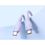 Кабель Baseus Cable USB-C to USB-C Pudding Series Charging Cable 100W 2m Purple (P10355702511-01) фото 5