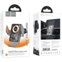 Держатель Hoco Car Holder Air Vent Wireless Charger HW7 15W Metal Gray фото 6