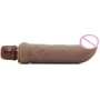 Вибратор для точки G CyberSkin G-Spot Buzzer, 19,05x3.3 см, коричневый