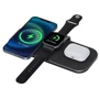 Зарядное устройство WIWU Wireless Charger Power Air PA3IN1B 15W Black for Apple iPhone, Apple Watch and Apple AirPods: Особенности Для Apple Watch, MagSafe