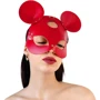 Кожаная маска мышки Art of Sex - Mouse Mask, красный