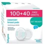 Вкладиші лактаційні BabyOno COMFORT 140 шт/уп (296/140)
