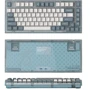Клавиатура FL Esports Q75 CPM Blue Haze Kailh MX Cool Mint switch wireless Three-Mode: Дополнительно подсветка клавиш, встроенный USB-хаб