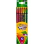 Набір олівців двосторонніх Crayola Твіст з гумкою 12 шт (256360.024)