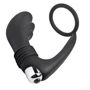 Вибростимулятор простаты с эрекционным кольцом Prostatic Play Cock Ring Vibrating Prostate (черный)
