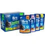 Влажный корм Brit Premium Cat Sterilised pouch Семейная тарелка для стерилизованных кошек ассорти 4 вкуса 12х100 г (8595602548514): Порода Все породы