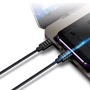 Кабель iWALK Cable USB-C to USB-C Twister Steel СС Black (CST016CC): Длина 1,2 м