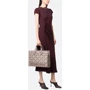 Сумка жіноча Michael Kors Gigi Large Empire Logo Jacquard Tote Bag бежева (30S3G3GT3J969): Матеріал Текстиль