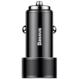 Зарядное устройство Baseus USB Car Charger 2xUSB Small Screw 3.4A Black (CAXLD-C01)
