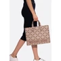 Сумка жіноча Michael Kors Gigi Large Empire Logo Jacquard Tote Bag бежева (30S3G3GT3J969): Стиль Повсякденний (Casual)